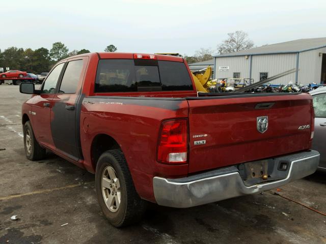 1D3HV13T19S708928 - 2009 DODGE RAM 1500 RED photo 3