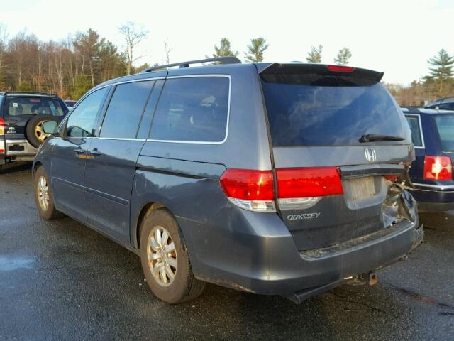 5FNRL3H70AB018809 - 2010 HONDA ODYSSEY EX GRAY photo 3