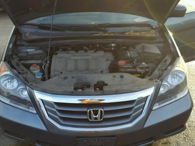 5FNRL3H70AB018809 - 2010 HONDA ODYSSEY EX GRAY photo 7