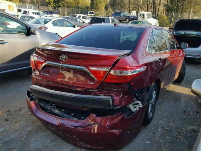 4T1BF1FK6HU676670 - 2017 TOYOTA CAMRY LE MAROON photo 4