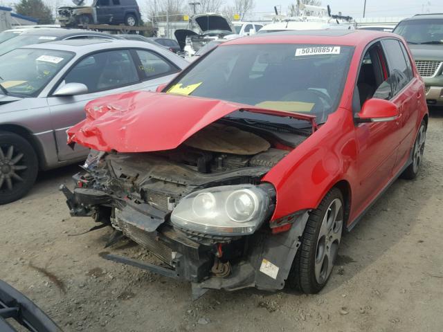 WVWHV71K08W027575 - 2008 VOLKSWAGEN GTI RED photo 2