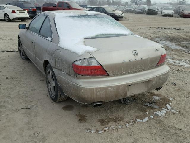 19UYA42403A014651 - 2003 ACURA 3.2CL TAN photo 3