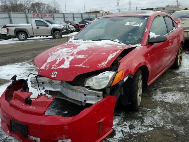 1G8AY12P95Z164227 - 2005 SATURN ION REDLIN RED photo 2