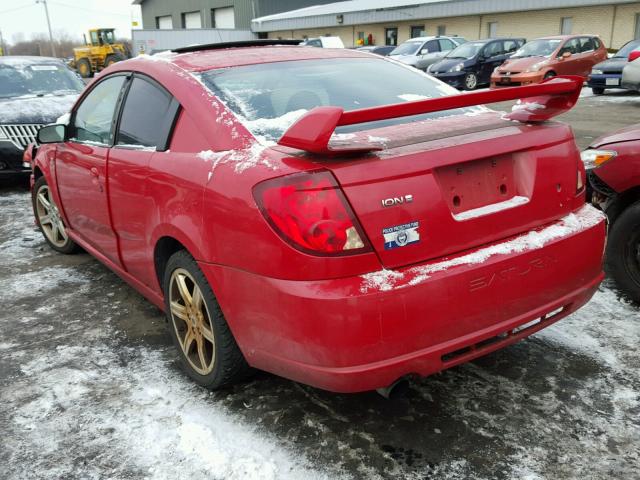 1G8AY12P95Z164227 - 2005 SATURN ION REDLIN RED photo 3