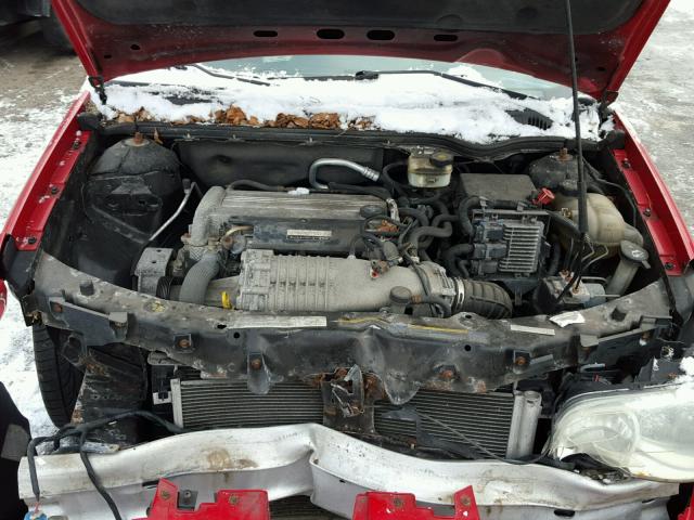 1G8AY12P95Z164227 - 2005 SATURN ION REDLIN RED photo 7