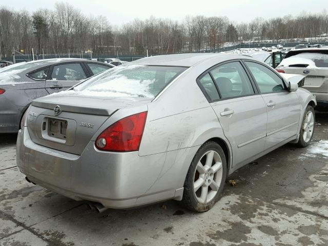 1N4BA41E05C819240 - 2005 NISSAN MAXIMA SE SILVER photo 4