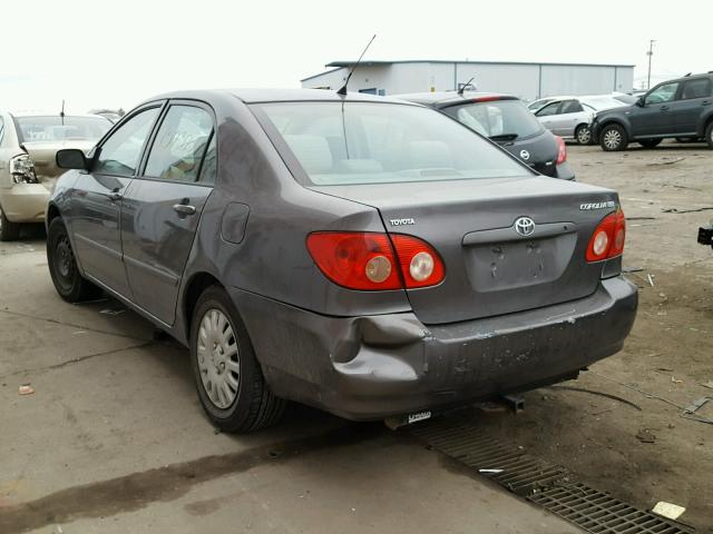 1NXBR32E67Z851713 - 2007 TOYOTA COROLLA CE CHARCOAL photo 3