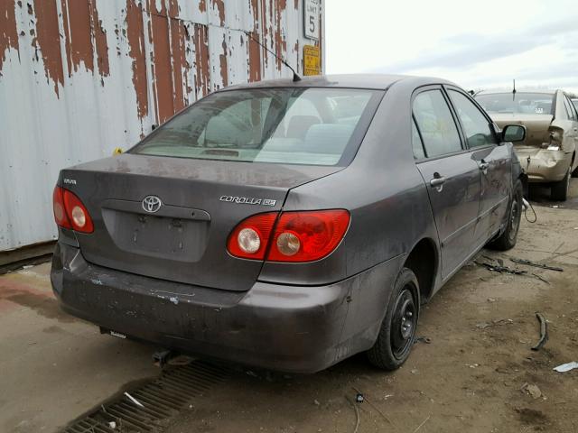 1NXBR32E67Z851713 - 2007 TOYOTA COROLLA CE CHARCOAL photo 4