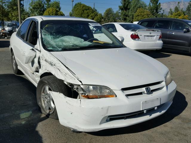 1HGCG1656YA101603 - 2000 HONDA ACCORD EX WHITE photo 1