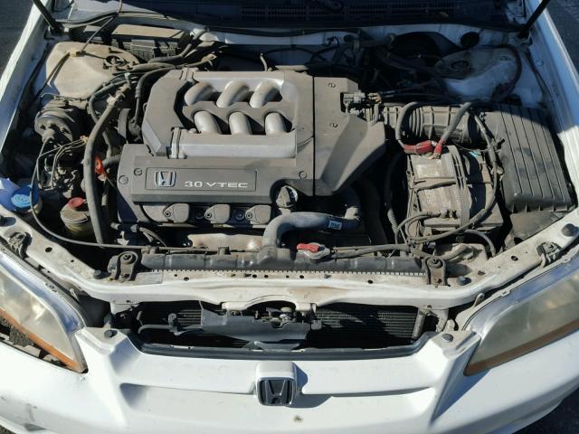 1HGCG1656YA101603 - 2000 HONDA ACCORD EX WHITE photo 7