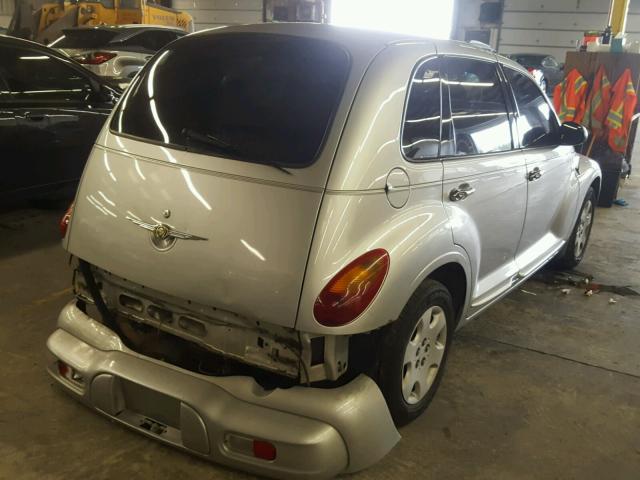 3C4FY58BX5T527172 - 2005 CHRYSLER PT CRUISER SILVER photo 4