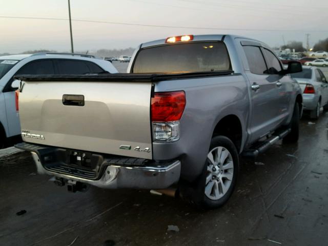 5TFHW5F1XDX286886 - 2013 TOYOTA TUNDRA CRE SILVER photo 4