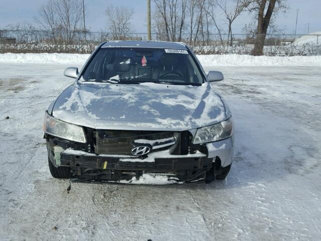 5NPET46CX7H181031 - 2007 HYUNDAI SONATA GLS SILVER photo 9