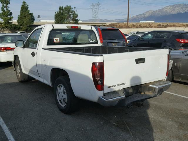 1GCCS149678122394 - 2007 CHEVROLET COLORADO WHITE photo 3