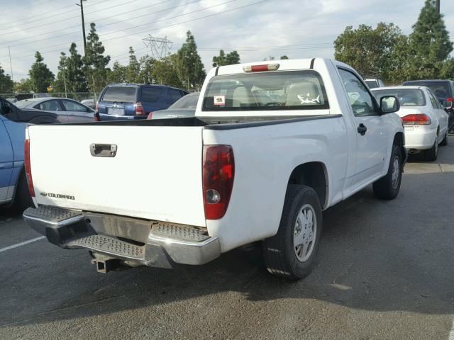 1GCCS149678122394 - 2007 CHEVROLET COLORADO WHITE photo 4