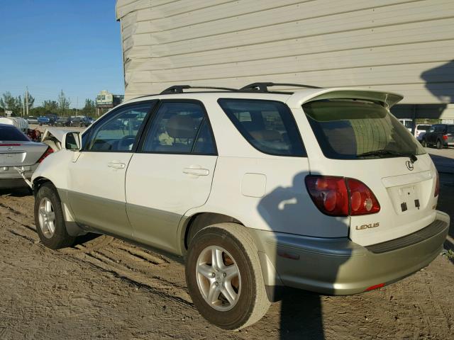 JT6GF10U6Y0058977 - 2000 LEXUS RX 300 WHITE photo 3