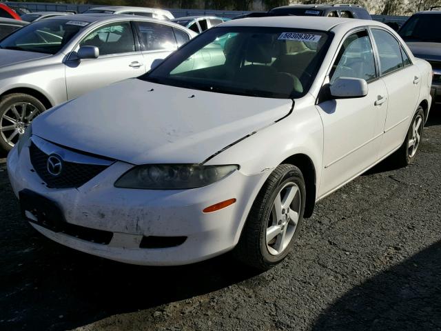 1YVFP80C145N31421 - 2004 MAZDA 6 I WHITE photo 2