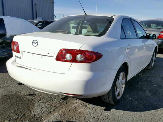 1YVFP80C145N31421 - 2004 MAZDA 6 I WHITE photo 4