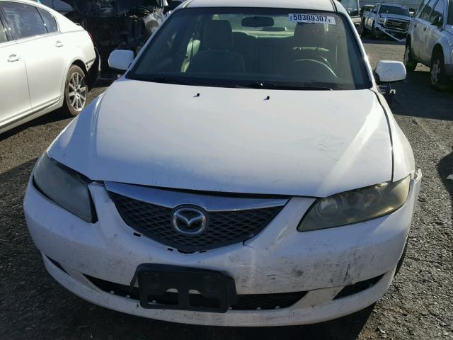 1YVFP80C145N31421 - 2004 MAZDA 6 I WHITE photo 9