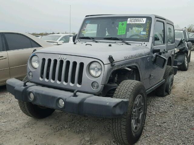 1C4BJWCGXEL326007 - 2014 JEEP WRANGLER R SILVER photo 2