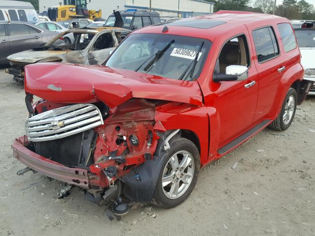 3GNCA23B99S547123 - 2009 CHEVROLET HHR LT RED photo 2