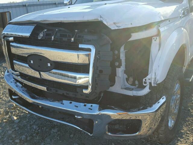 1FT7W2B62GEC48158 - 2016 FORD F250 SUPER WHITE photo 9