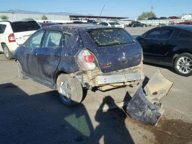 5Y2SL67819Z425539 - 2009 PONTIAC VIBE BLUE photo 3