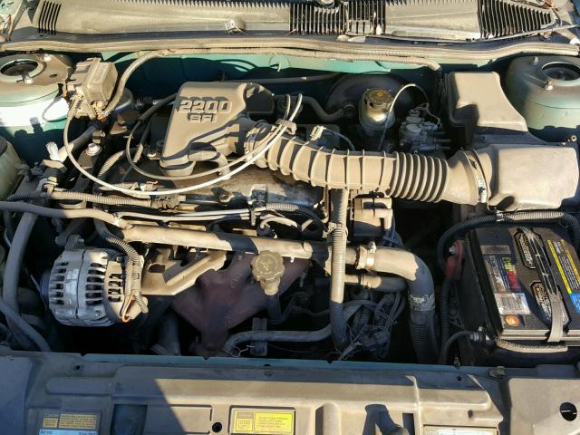 1G1JC5241W7294462 - 1998 CHEVROLET CAVALIER GREEN photo 7