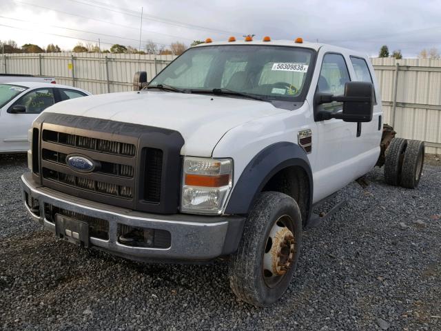 1FDXW46RX8EA49971 - 2008 FORD F450 SUPER WHITE photo 2