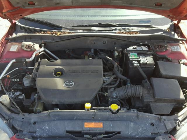 1YVFP80C565M67502 - 2006 MAZDA 6 I RED photo 7