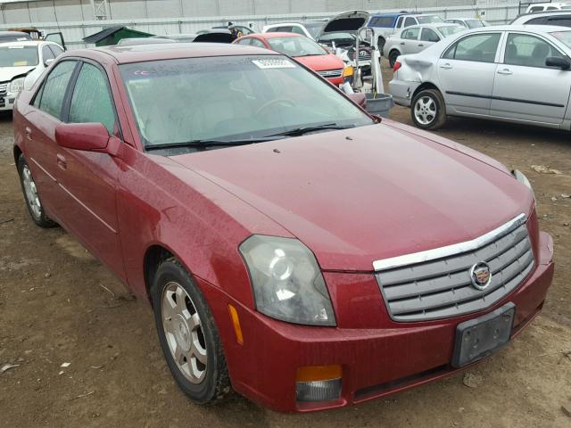 1G6DM577240109610 - 2004 CADILLAC CTS MAROON photo 1