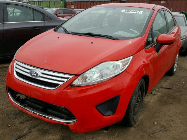 3FADP4BJ9CM150335 - 2012 FORD FIESTA SE RED photo 2