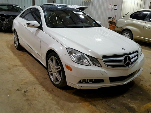 WDDKJ5GBXAF030637 - 2010 MERCEDES-BENZ E 350 WHITE photo 1