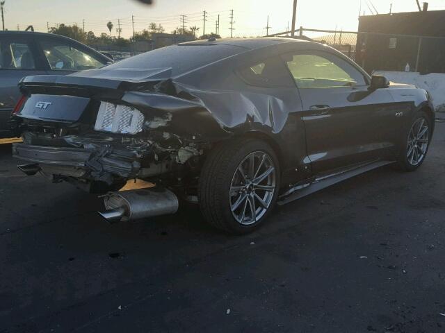 1FA6P8CF9H5213831 - 2017 FORD MUSTANG GT GRAY photo 4