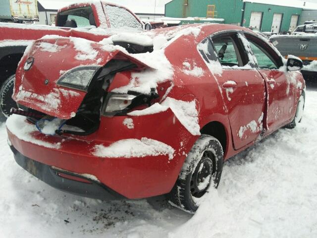 JM1BL1SF2A1169293 - 2010 MAZDA 3 I RED photo 4