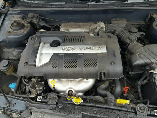 KMHDN46D65U147536 - 2005 HYUNDAI ELANTRA GL BLUE photo 7