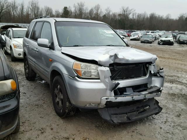 5FNYF28466B030845 - 2006 HONDA PILOT EX SILVER photo 1