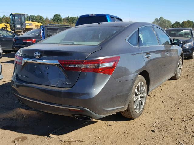 4T1BK1EB3GU211176 - 2016 TOYOTA AVALON XLE GRAY photo 4