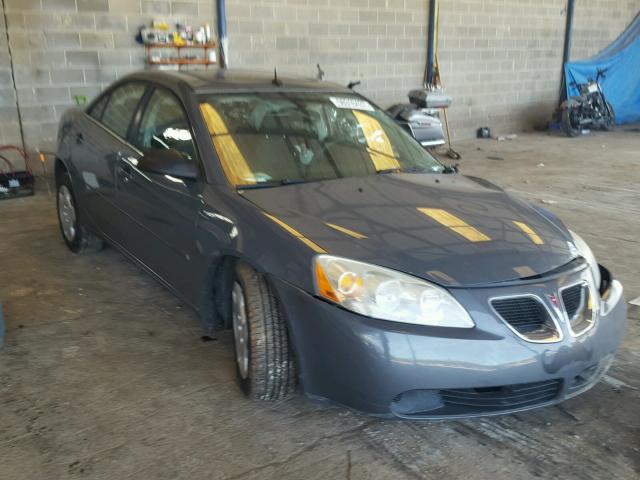 1G2ZF57B684307529 - 2008 PONTIAC G6 VALUE L GRAY photo 1