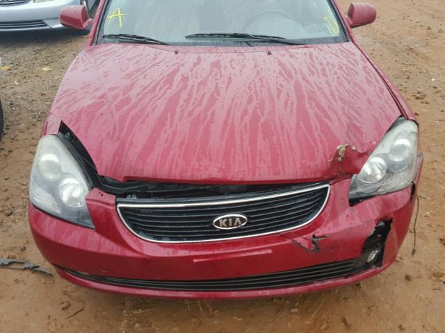 KNAGE123365076320 - 2006 KIA OPTIMA LX BURGUNDY photo 9