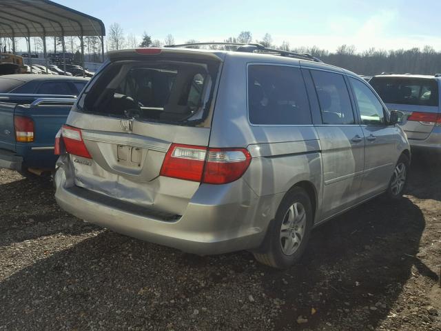 5FNRL38496B413892 - 2006 HONDA ODYSSEY EX SILVER photo 4