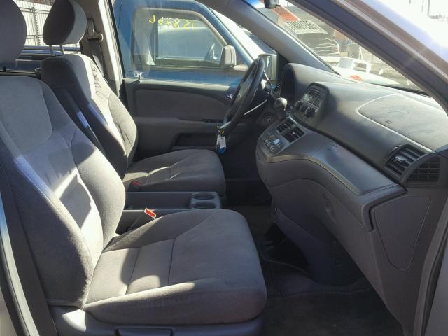 5FNRL38496B413892 - 2006 HONDA ODYSSEY EX SILVER photo 5