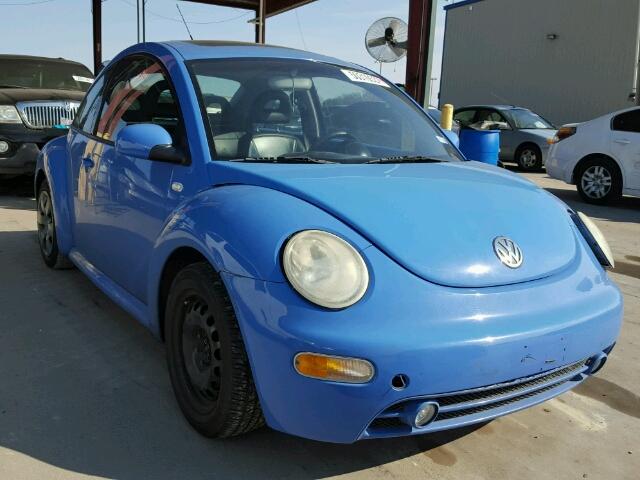3VWCC21C31M427631 - 2001 VOLKSWAGEN NEW BEETLE 蓝色 照片 1
