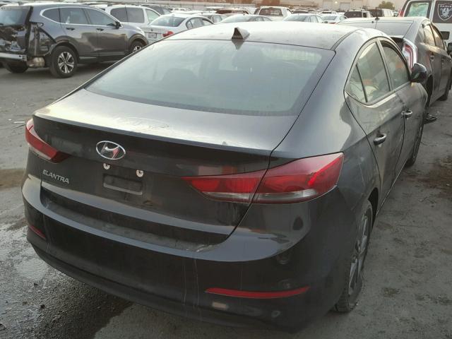 KMHD84LF5HU261299 - 2017 HYUNDAI ELANTRA SE BLACK photo 3