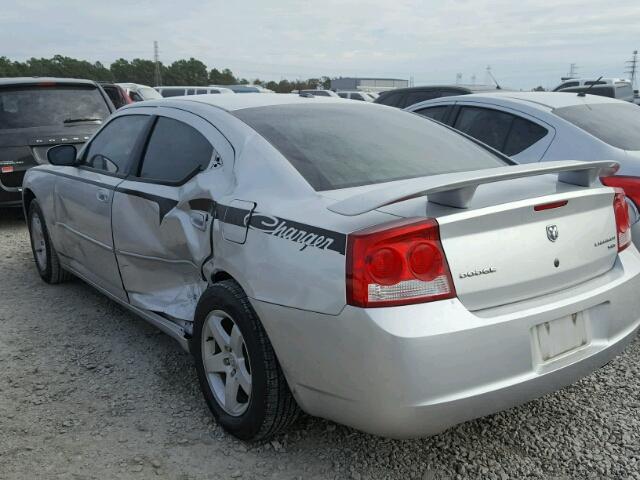 2B3CA3CVXAH277160 - 2010 DODGE CHARGER SX GRAY photo 3