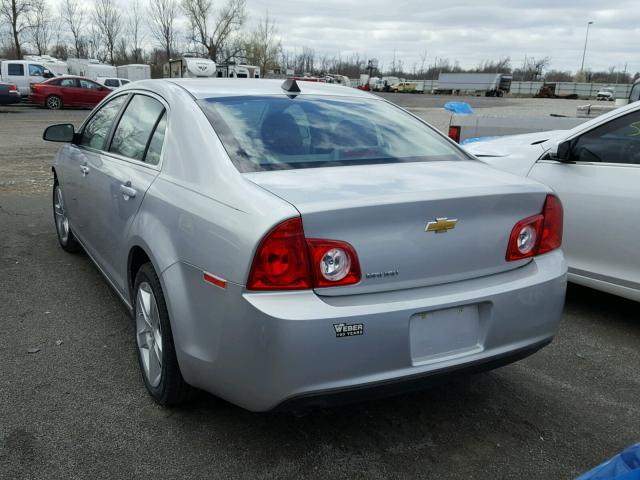 1G1ZB5E09CF105444 - 2012 CHEVROLET MALIBU LS ნაცრისფერი ფოტო 3