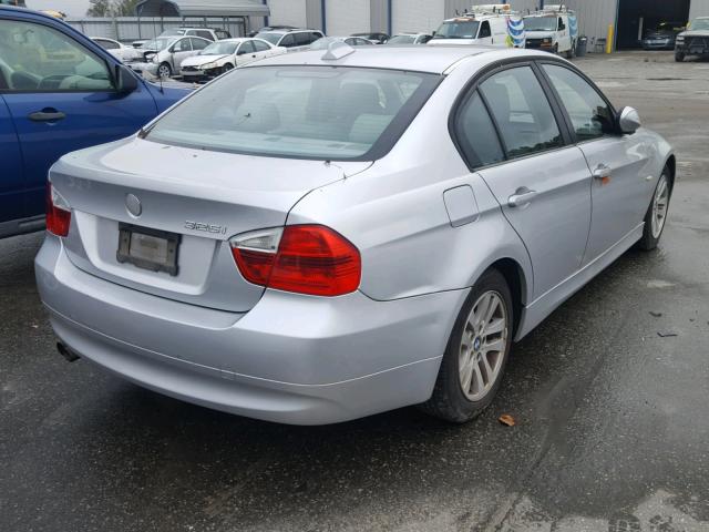 WBAVB17506NK30167 - 2006 BMW 325 I AUTO SILVER photo 4