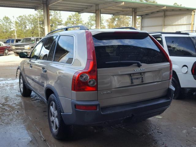 YV1CY592X51150331 - 2005 VOLVO XC90 GOLD photo 3