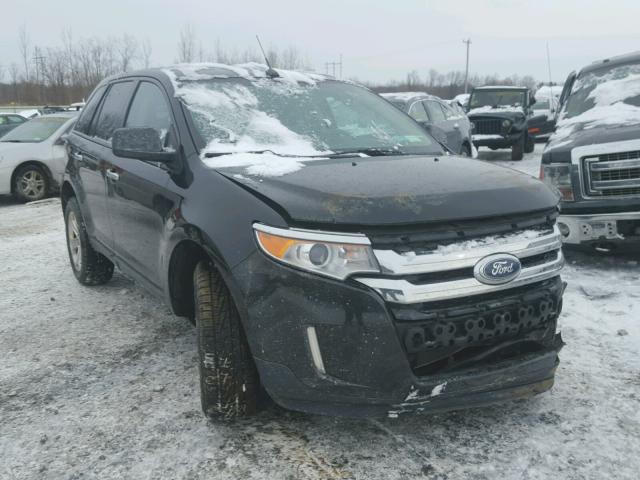 2FMDK4JC6BBA76251 - 2011 FORD EDGE SEL BLACK photo 1