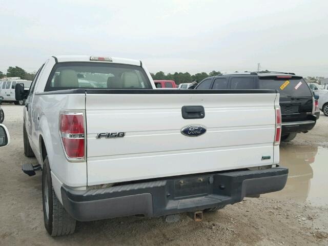 1FTVX1CV4AKE48911 - 2010 FORD F150 SUPER WHITE photo 3